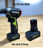 Pin 12V-5ah dùng cho máy WORX hệ 12V 