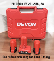 Pin 12V devon dùng cho hệ 12V của Devon