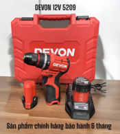 Máy khoan pin 12V DEVON 5209 khoan 3 chức năng