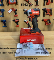Máy chuyên vít pin 20v DEVON không chổi than 5762-li-20