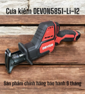 Cưa kiếm dùng pin 12V DEVON 5851-Li-12 chính hãng