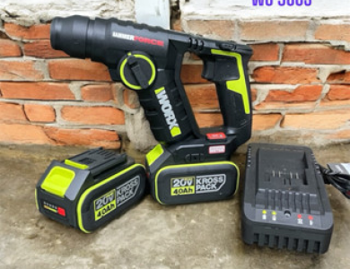 Máy khoan bê tông pin 20V WORX Green WU380S chính hãng