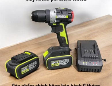 Máy khoan dùng pin 20V WORX WU182 chính hãng