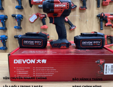 Máy bắn Bulong pin20v DEVON 5765li-20 chính hãng