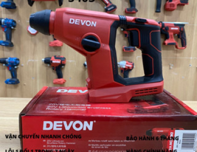 máy khoan bê tông pin20v DEVON 5403-li-20