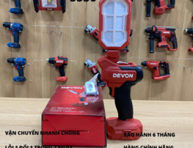 Đèn kiểm tra gấp pin 20v DEVON 5536
