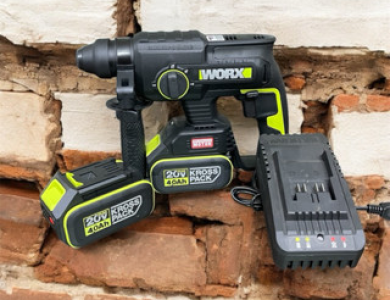 Máy khoan bê tông dùng pin 20V WORX WE381 chính hãng