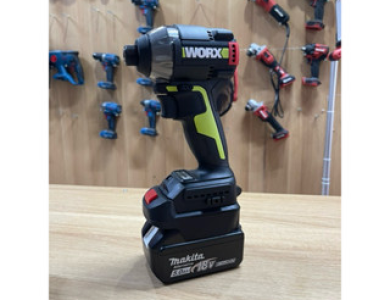 Đế chuyển chân pin cho máy WORX sang dùng pin makita chân pin phổ thông.  
