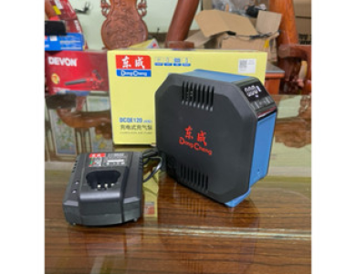 Bơm hơi dùng pin 12V Dongcheng DCQE120 chính hãng