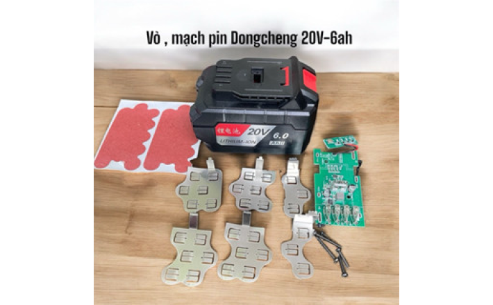 Vỏ mạch pin Dongcheng 20V-6ah