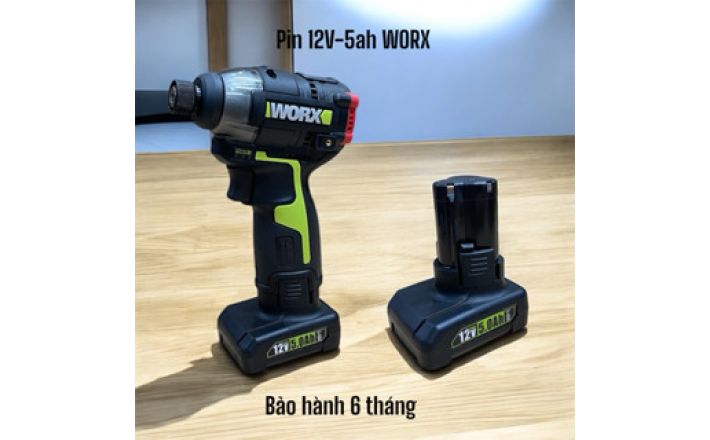 Pin 12V-5ah dùng cho máy WORX hệ 12V 
