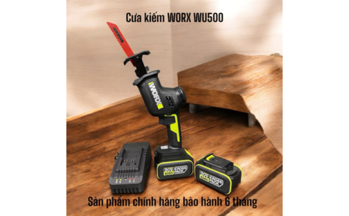 Cưa kiếm dùng pin20V WORX WU500 