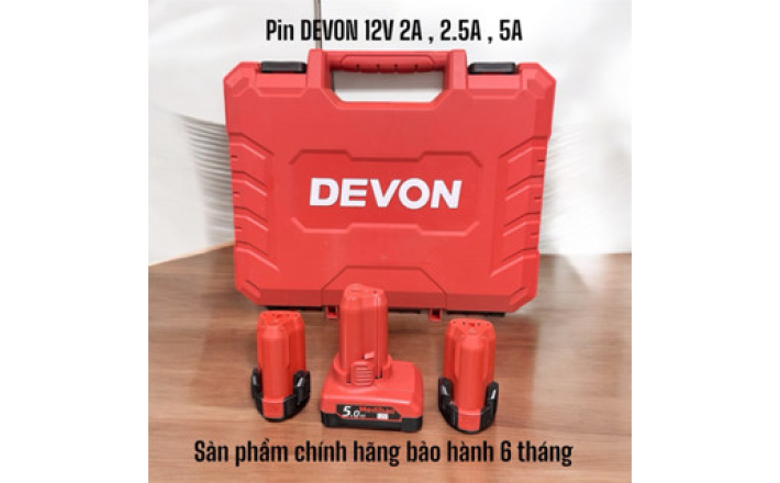 Pin 12V devon dùng cho hệ 12V của Devon