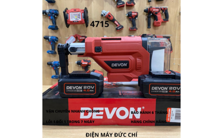 Máy hút bụi khoan thuỷ lực DEVON 4715li-20 chính hãng