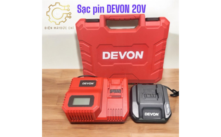 Sạc dùng cho dòng pin 20V Devon chính hãng