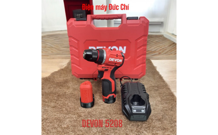 Máy khoan pin 12V DEVON 5208