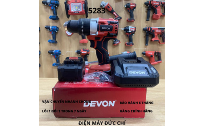 Máy khoan động lực pin 20v DEVON 5283-li-20tsi