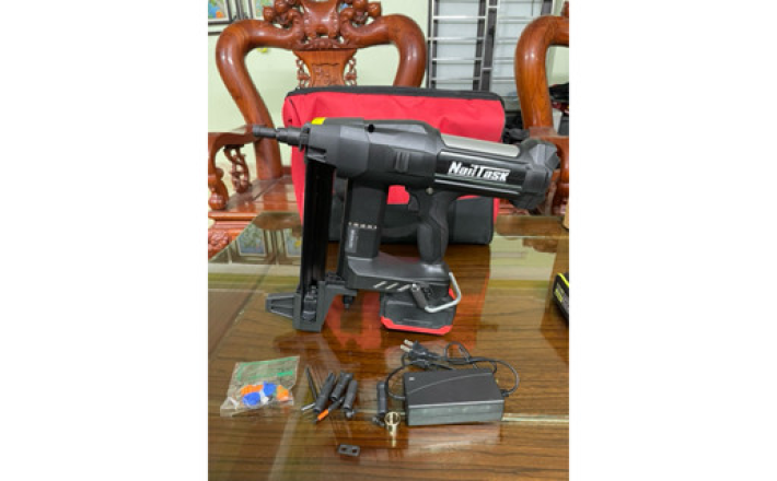 máy bắn đinh bê tông pin NAITASK black DCCN90s chính hãng