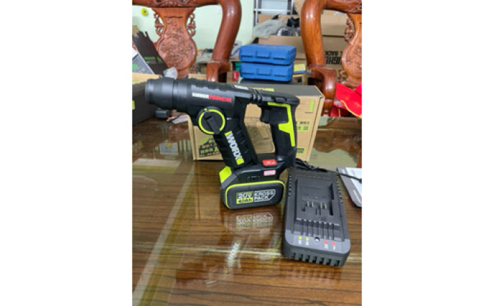 Máy khoan bê tông pin 20V WORX Green WU380S chính hãng