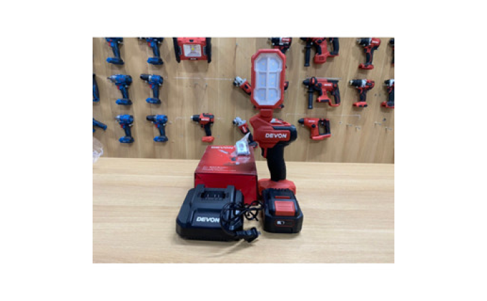 Đèn kiểm tra gấp pin 20v DEVON 5536