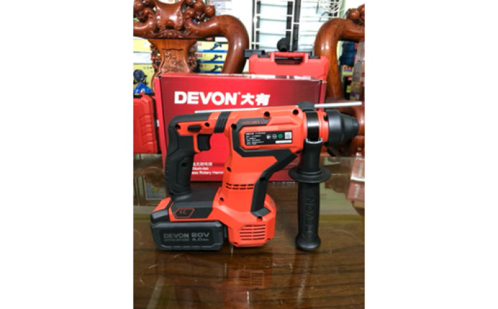 Khoan bê tông dùng pin 20V DEVON 5408