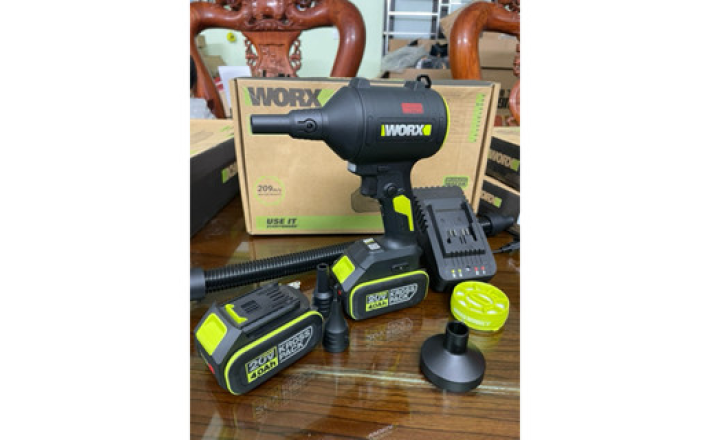 Máy thổi phản lực dùng pin 20V WORX WU093 chính hãng