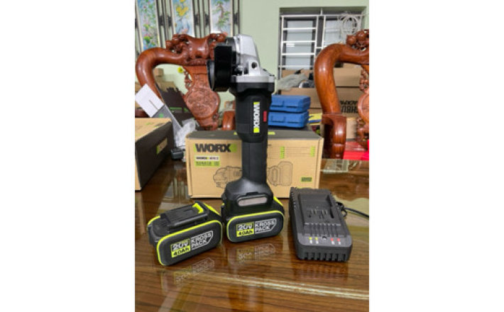 Máy mài góc cầm tay dùng pin 20V WORX WU806 chính hãng