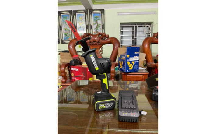 Cưa kiếm dùng pin20V WORX WU500 