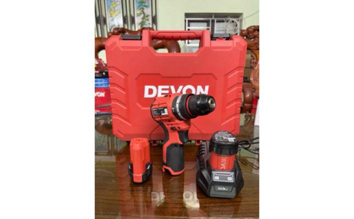 Máy khoan pin 12V DEVON 5209 khoan 3 chức năng