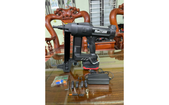máy bắn đinh bê tông pin NAITASK black DCCN90s chính hãng